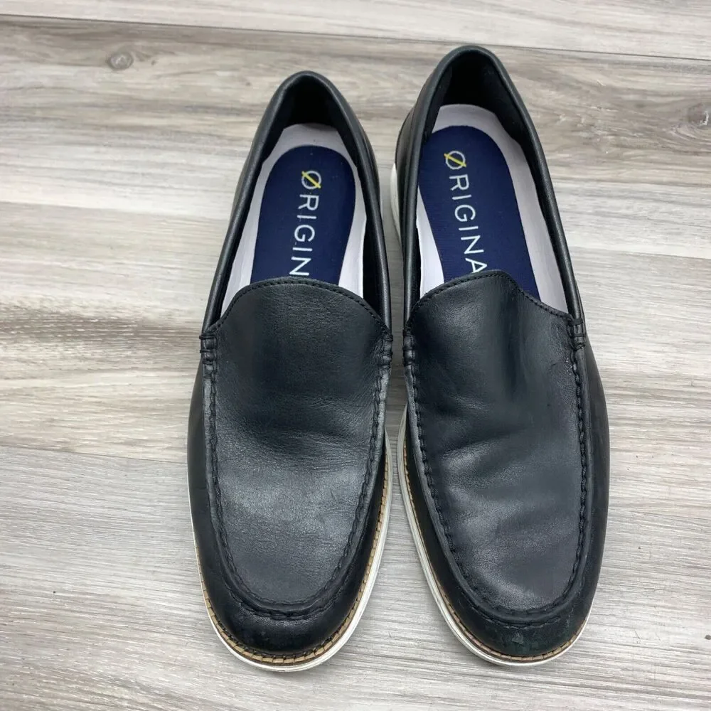 Cole Haan Men's‎ Original Grand Venetian Loafer Black Leather Slip On Size 8 M